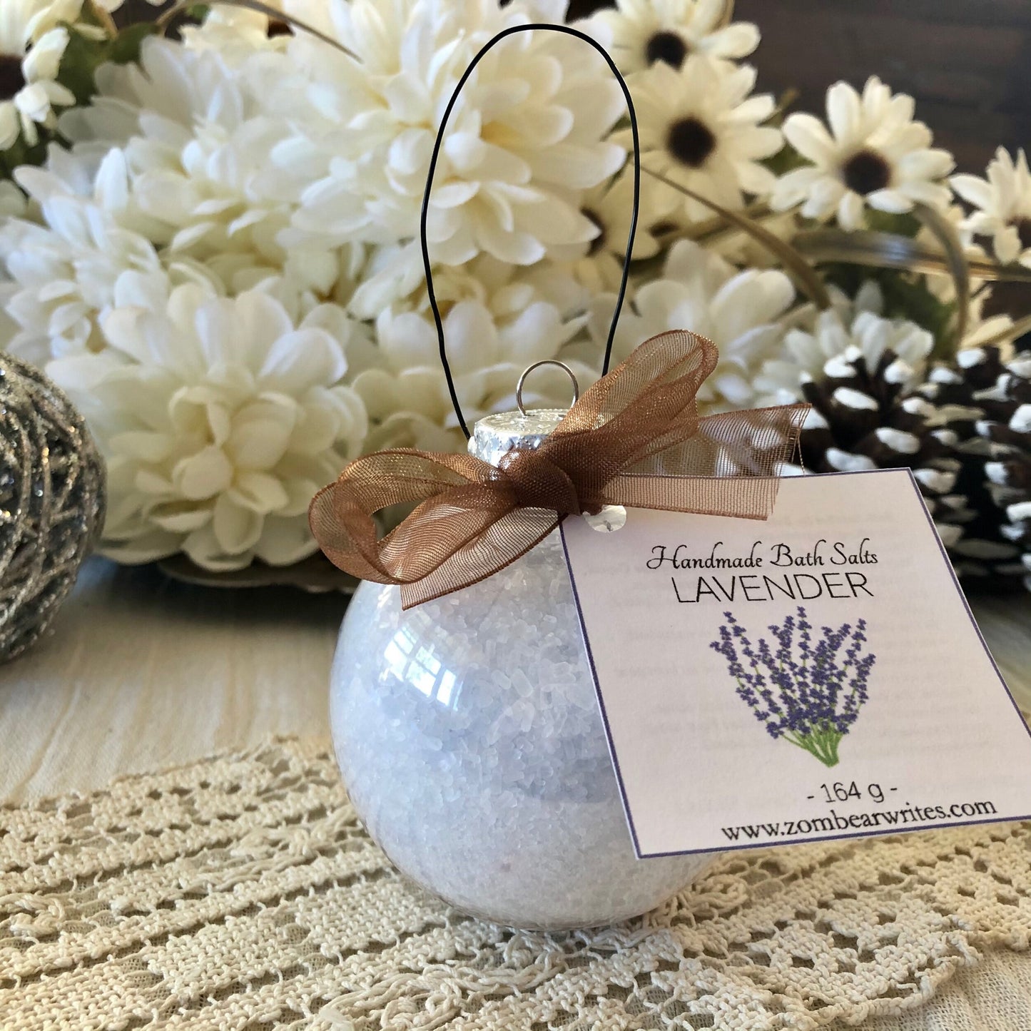 Lavender - Bath Salt Ornament