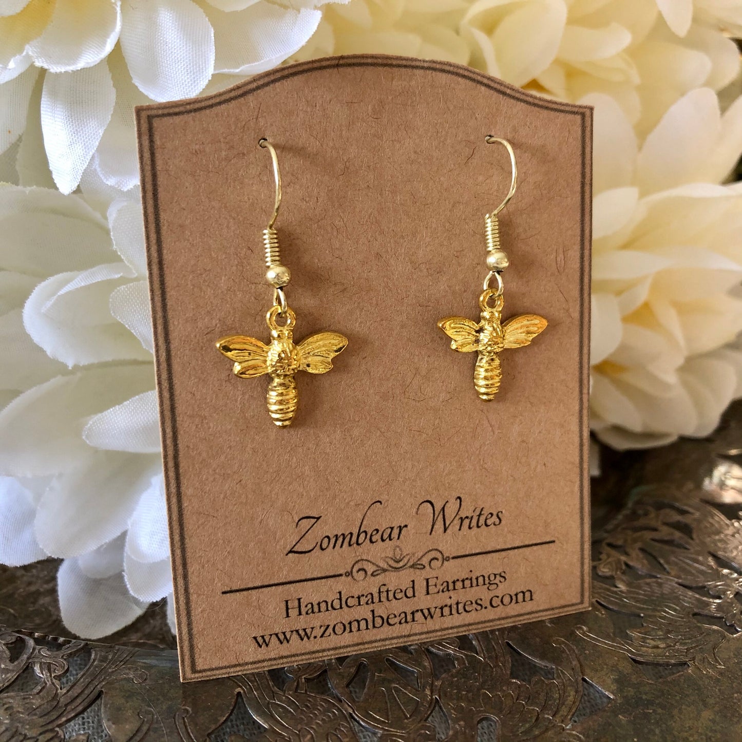 Honey Bee Earrings
