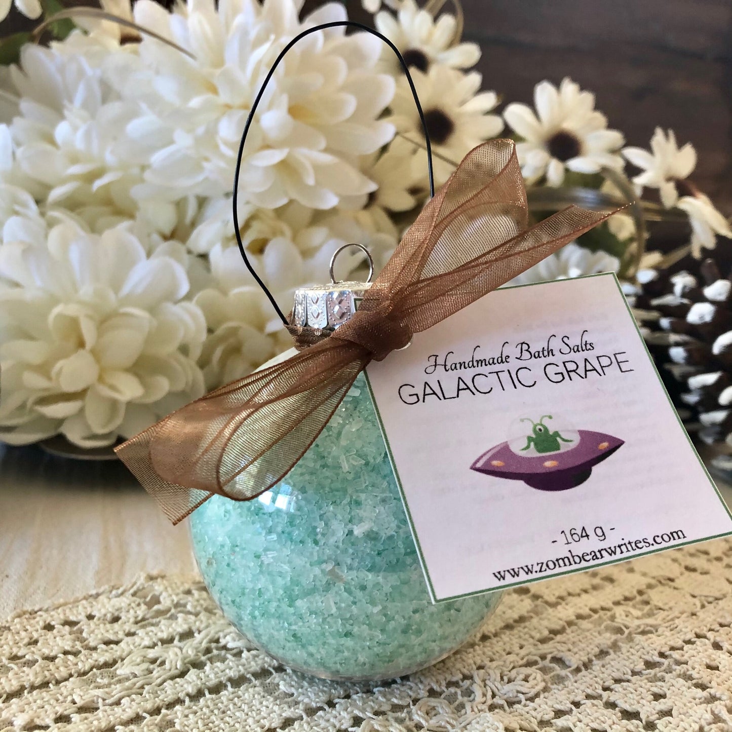 Galactic Grape - Bath Salt Ornament