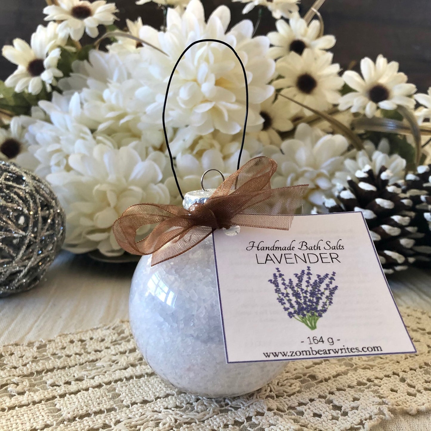 Lavender - Bath Salt Ornament
