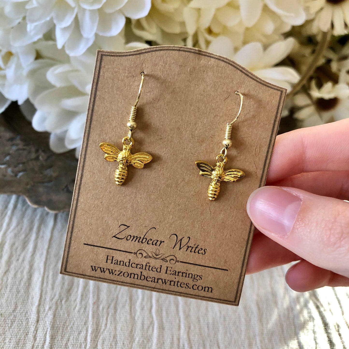 Honey Bee Earrings