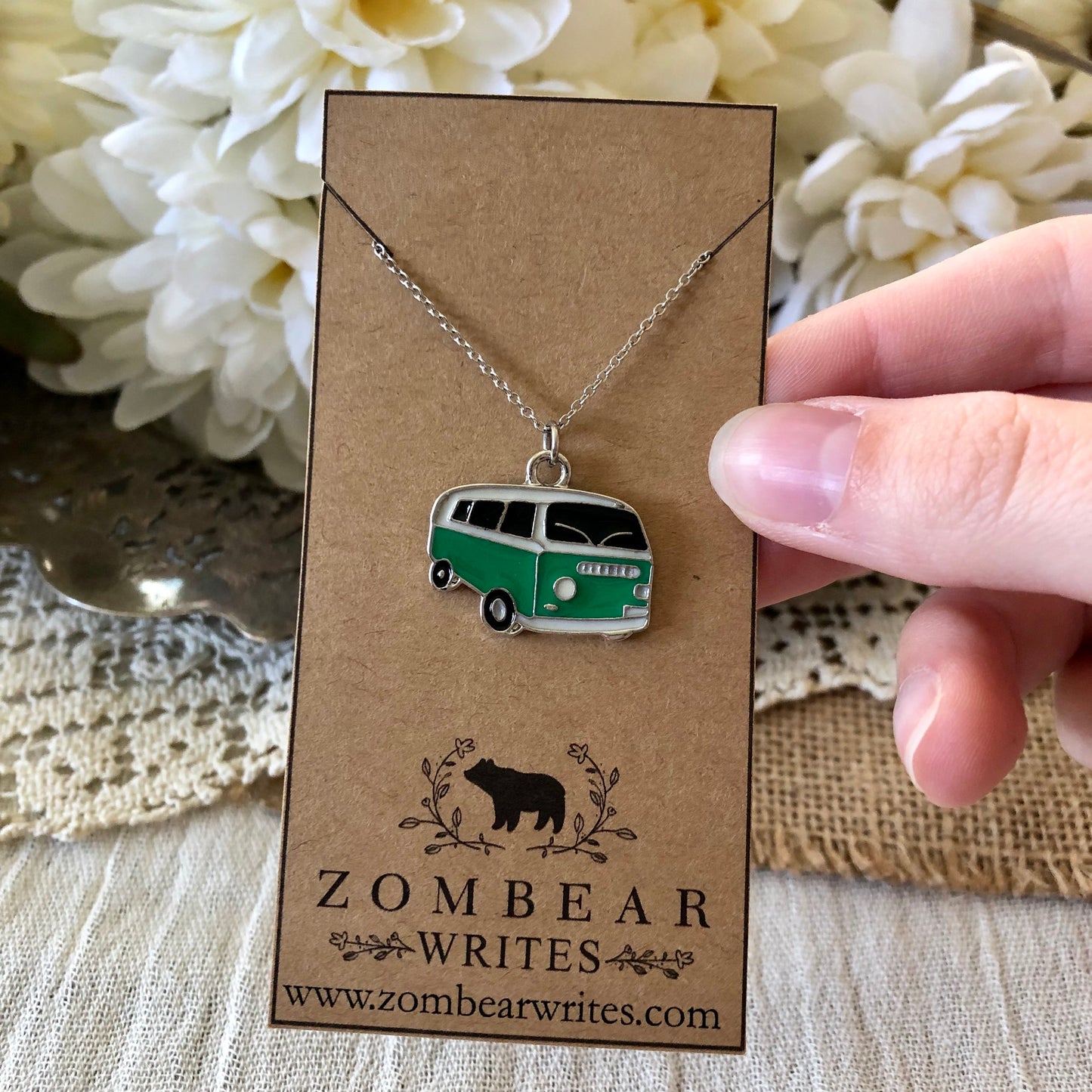 Green Van Necklace