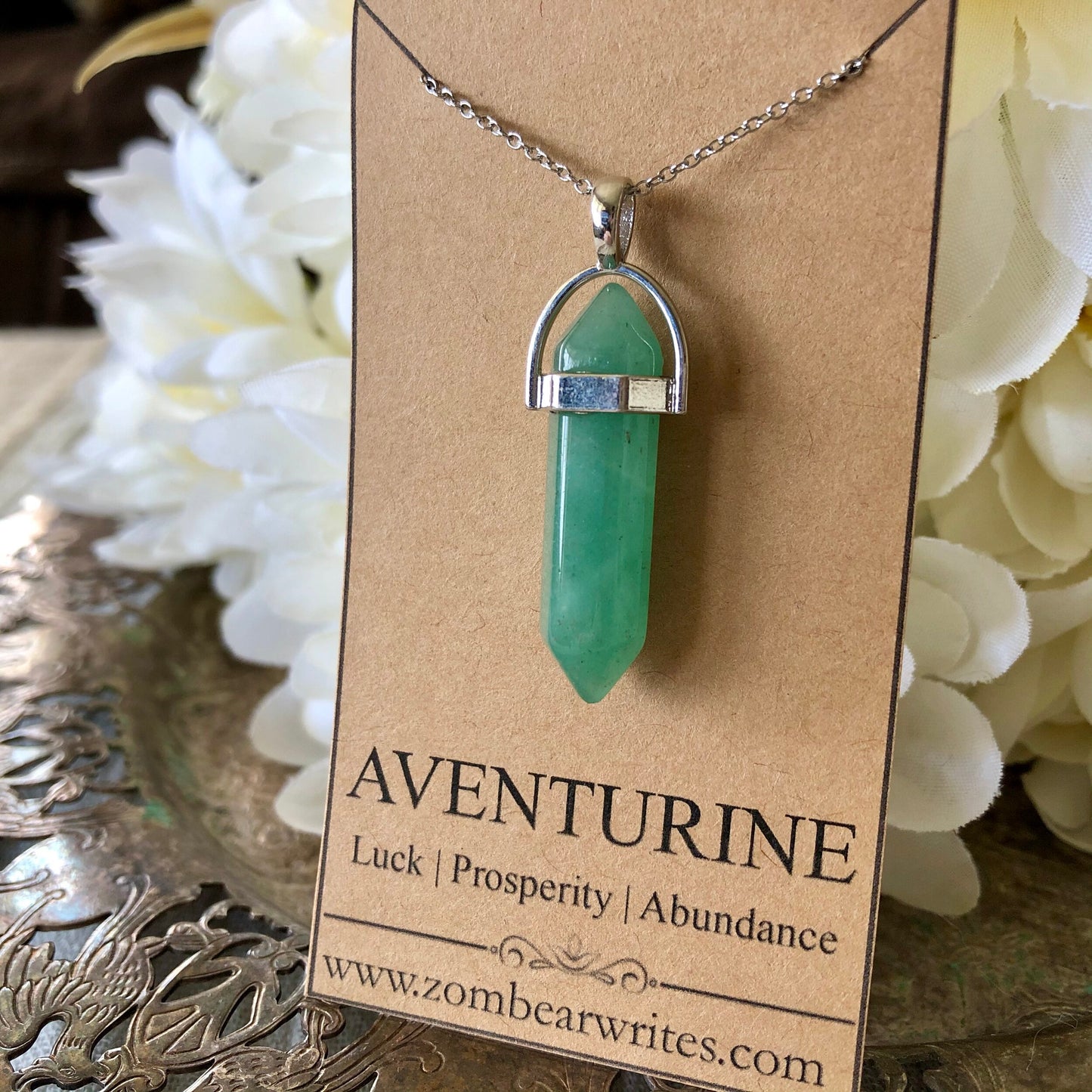 Aventurine - Natural Gemstone Necklace
