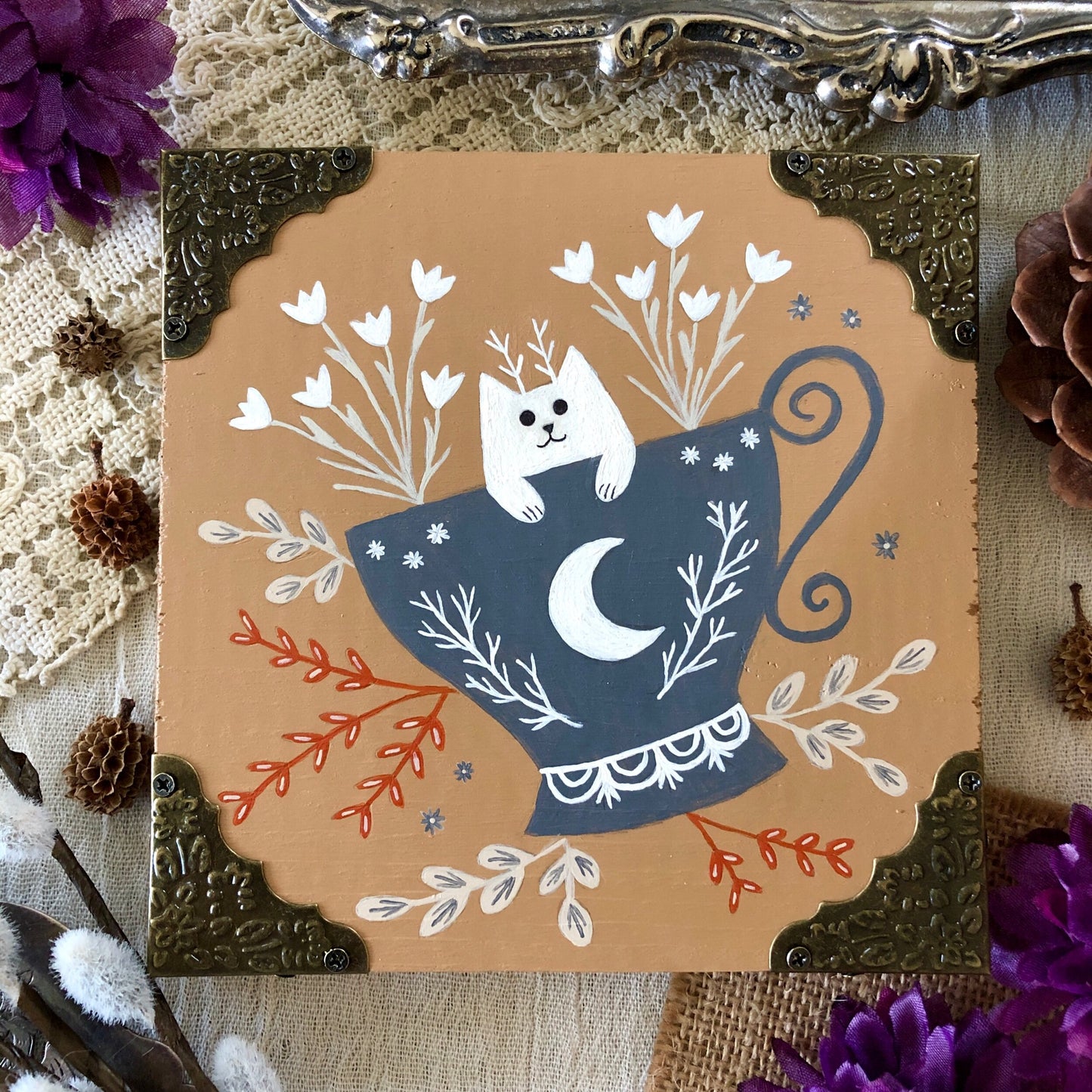 Teacup Beasty No. 4 - Original Painting