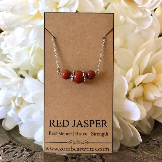 Red Jasper Natural Gemstone Necklace