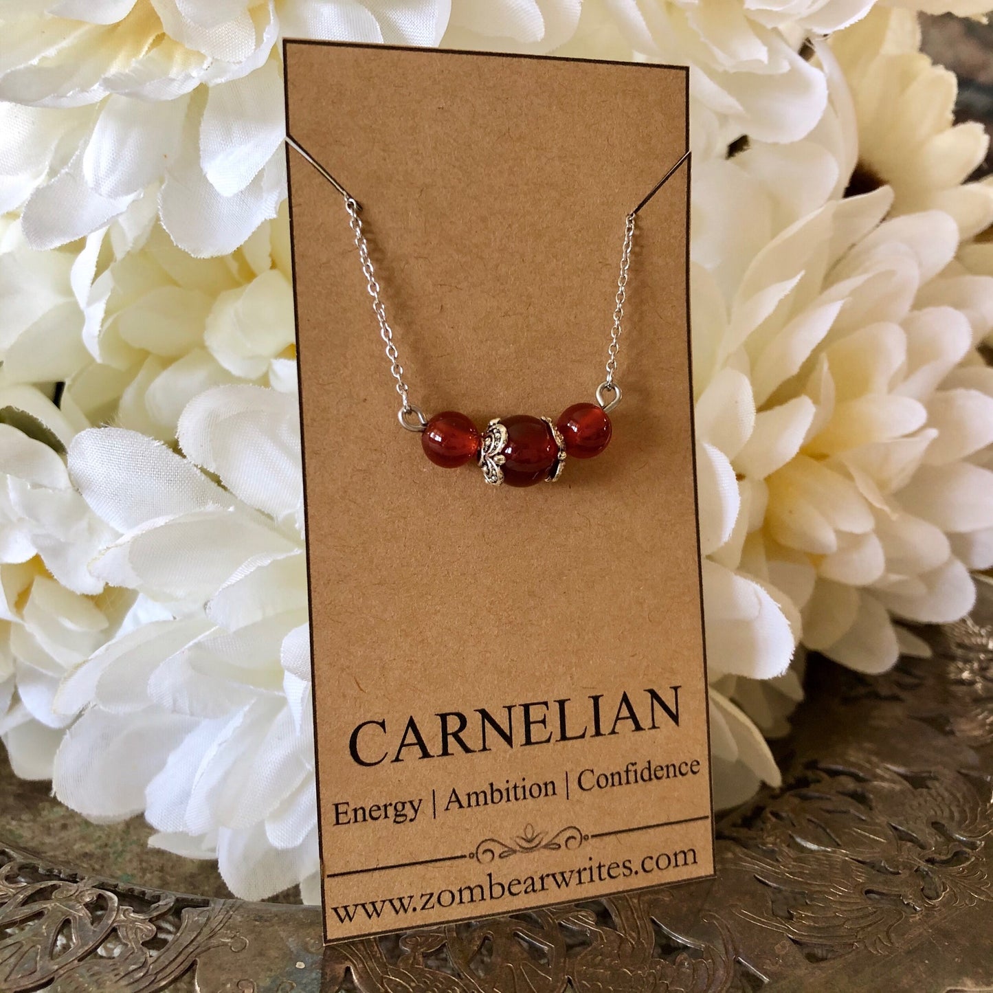 Carnelian Natural Gemstone Necklace