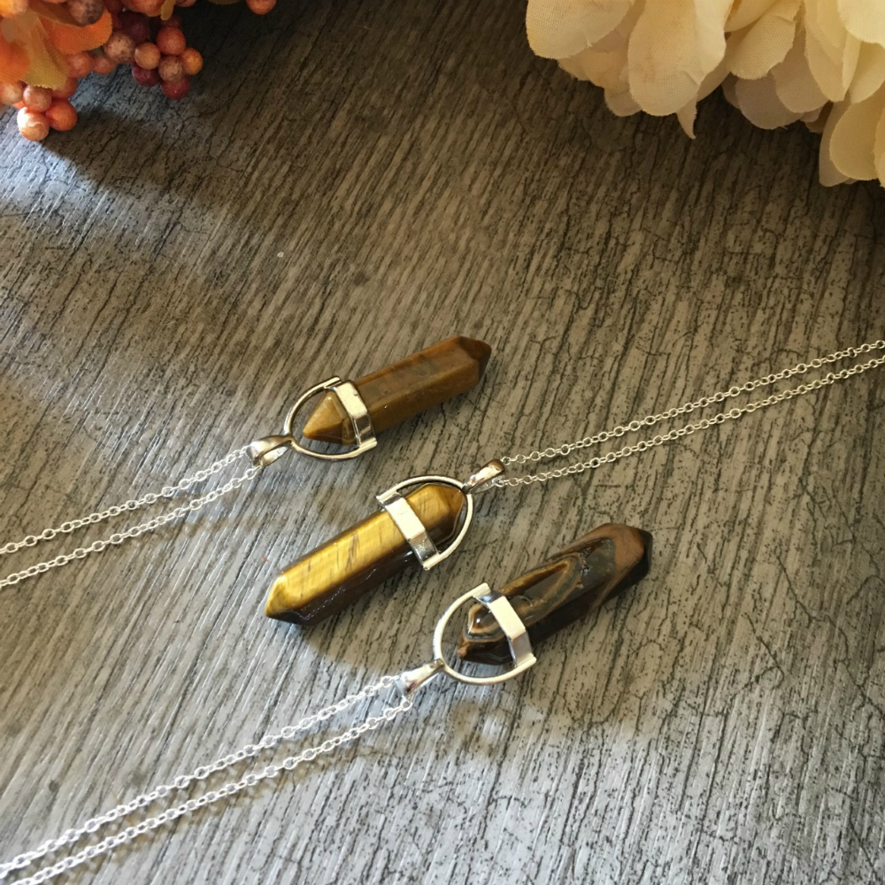 Tiger's Eye - Natural Gemstone Necklace