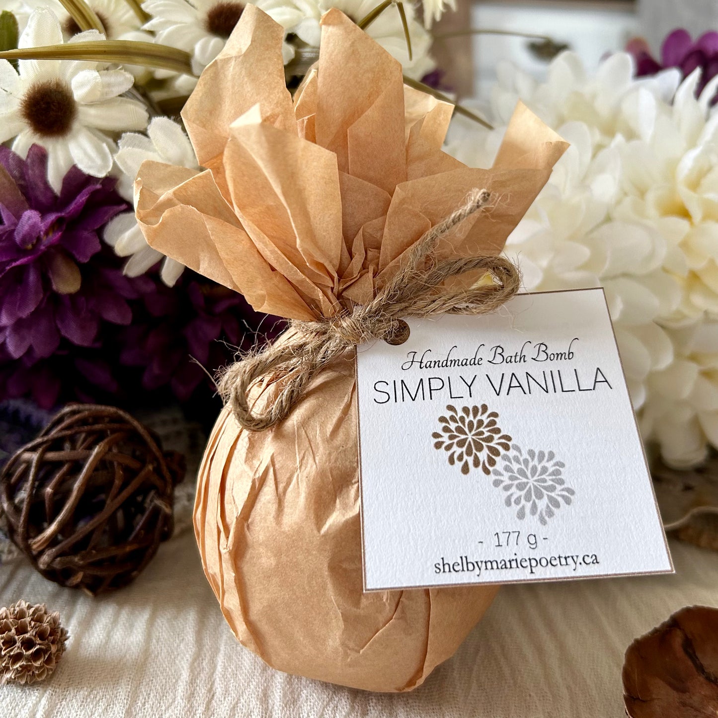 Simply Vanilla - Jumbo Bath Bomb