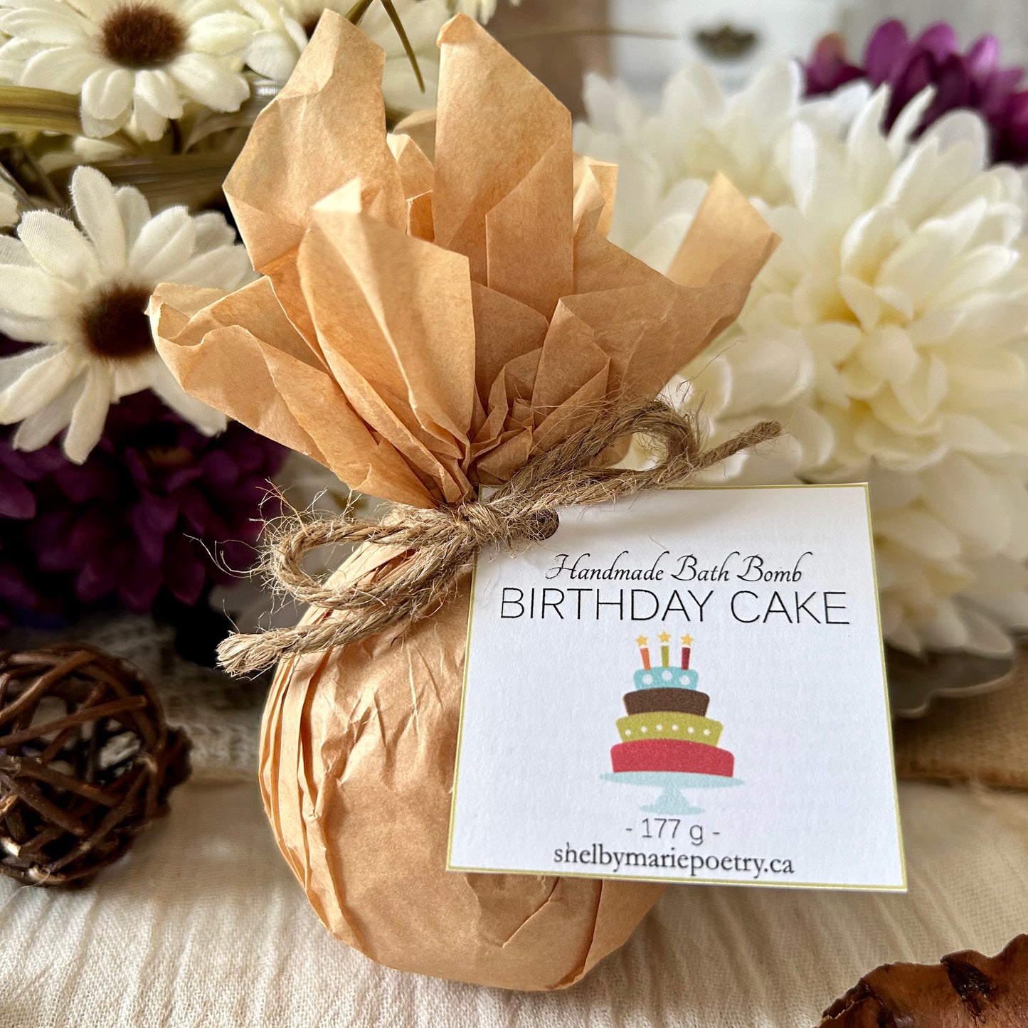 Birthday Cake - Jumbo Bath Bomb