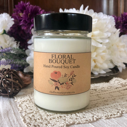 Floral Bouquet Soy Candle