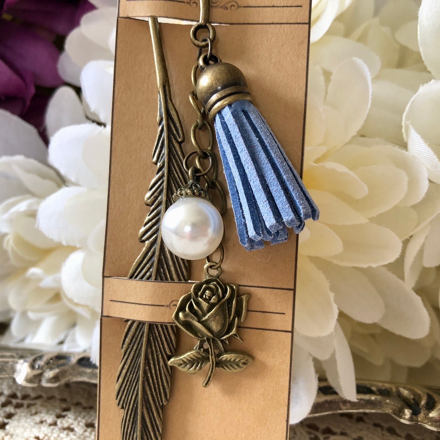 Antique Rose Bookmark