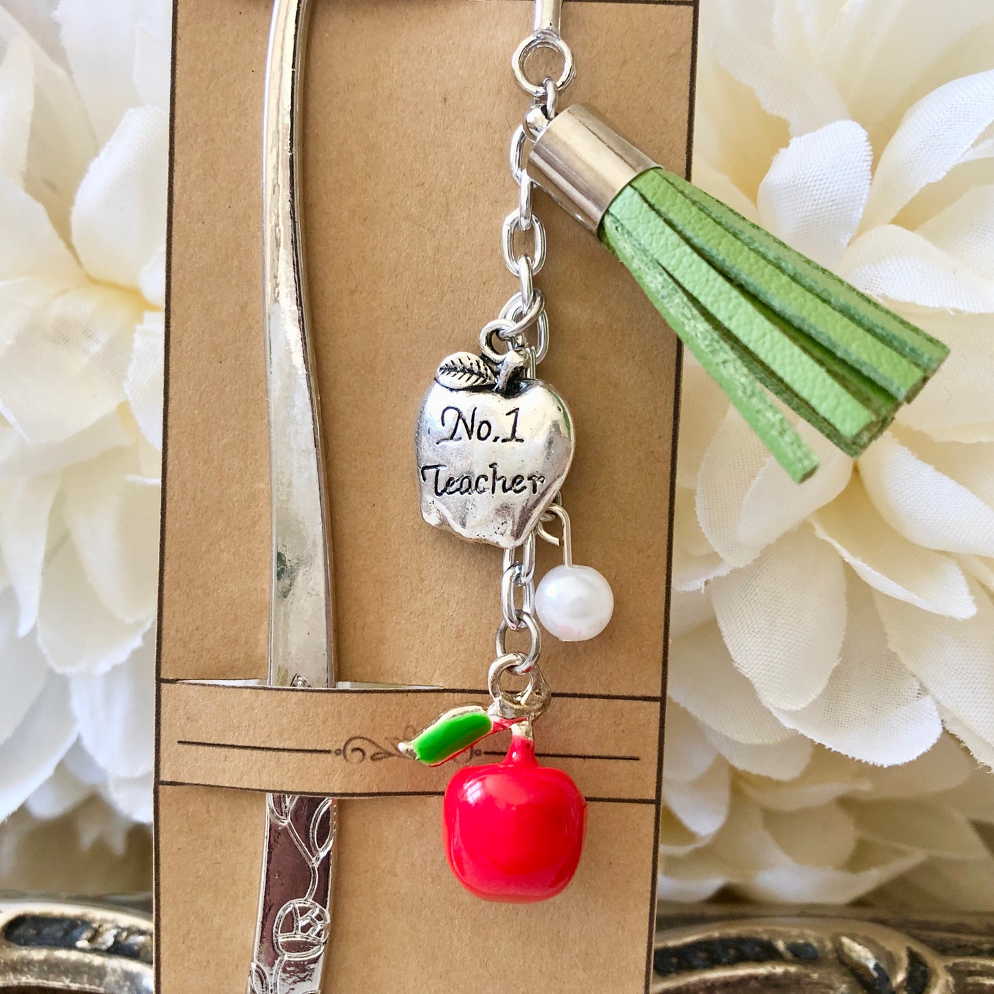 Number One Teacher (Apple) Bookmark