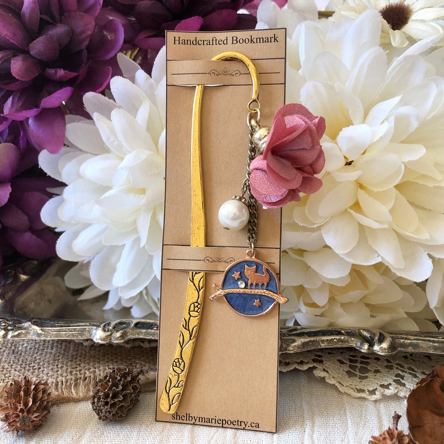 Midnight Kitten Bookmark