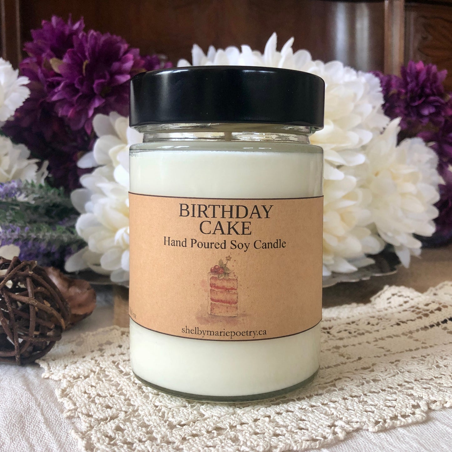 Birthday Cake Soy Candle