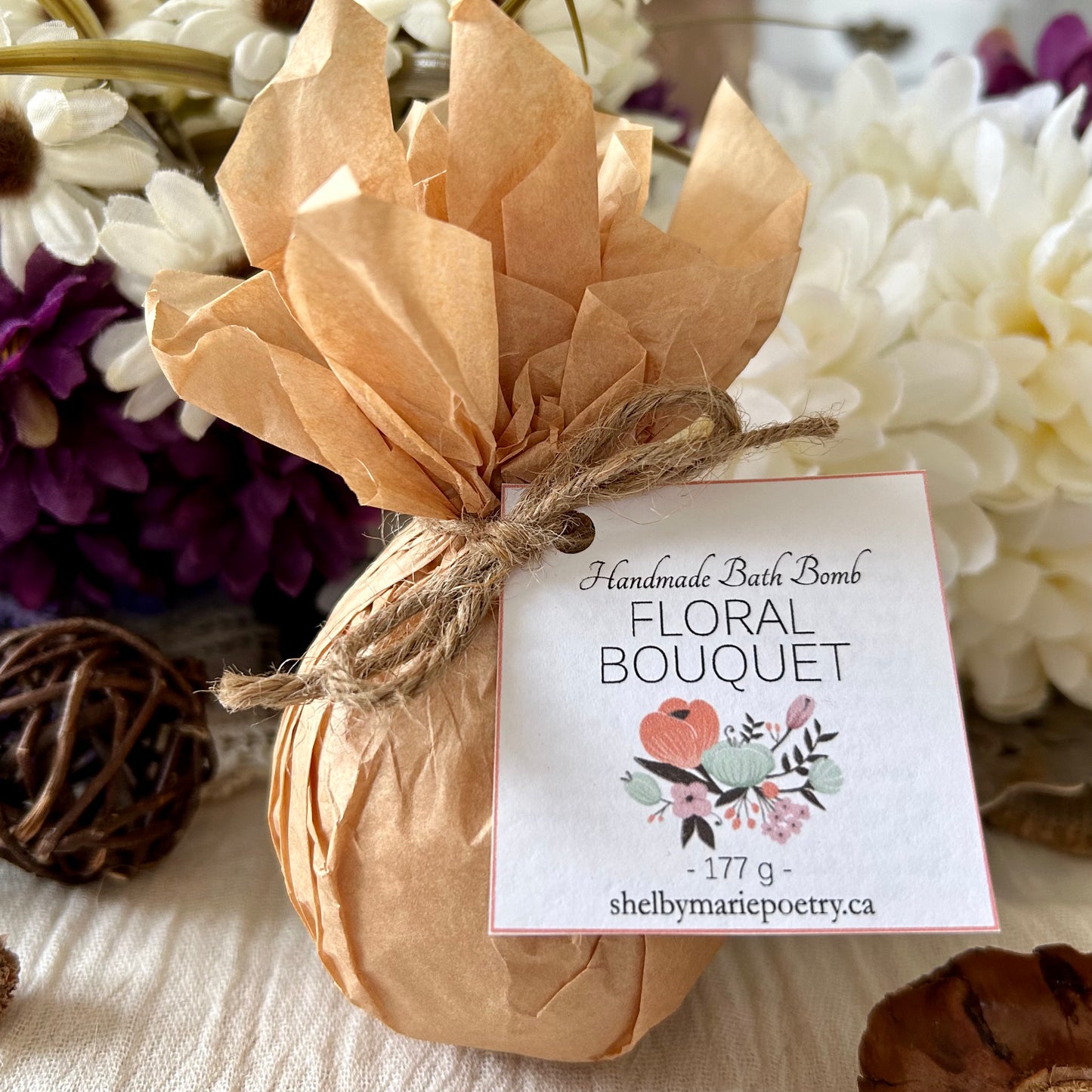 Floral Bouquet - Jumbo Bath Bomb