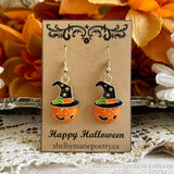 Witchy Pumpkin Earrings