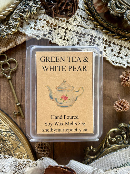 Green Tea and White Pear - Soy Wax Melts