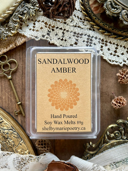 Sandalwood Amber - Soy Wax Melts