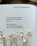 To Walk on Moonbeams - Poetry Book by Shelby Marie