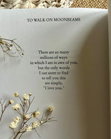 To Walk on Moonbeams - Poetry Book by Shelby Marie