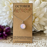 October Birthstone Necklace