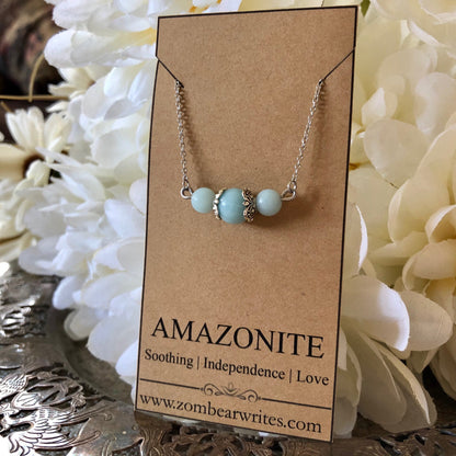 Amazonite Natural Gemstone Necklace