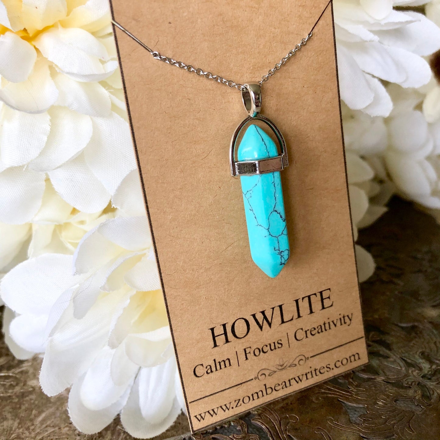 Howlite - Natural Gemstone Necklace