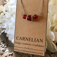 Carnelian Natural Gemstone Necklace
