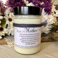 Mother Poem Candle