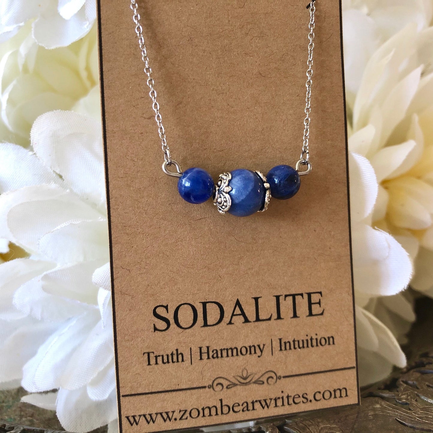 Sodalite Natural Gemstone Necklace
