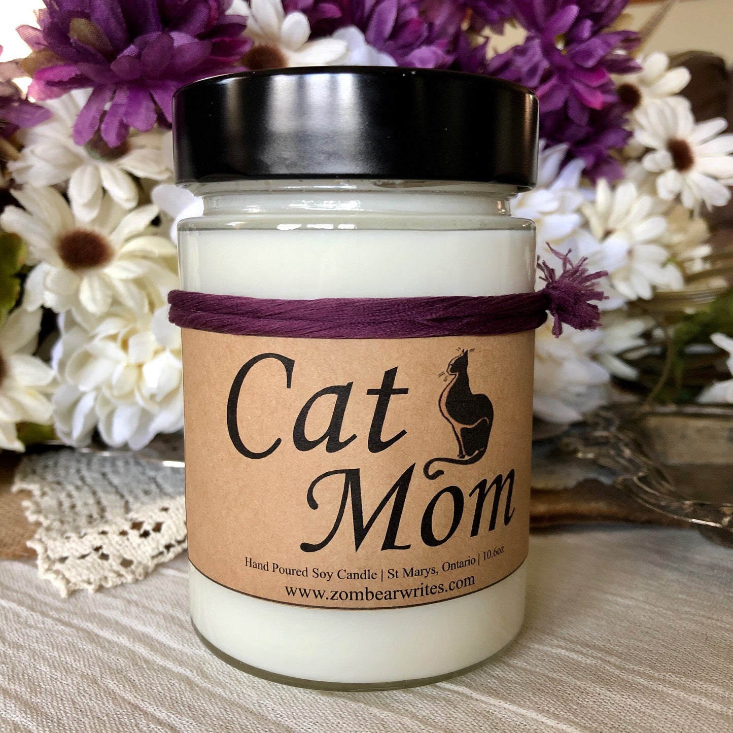 Cat Mom Candle