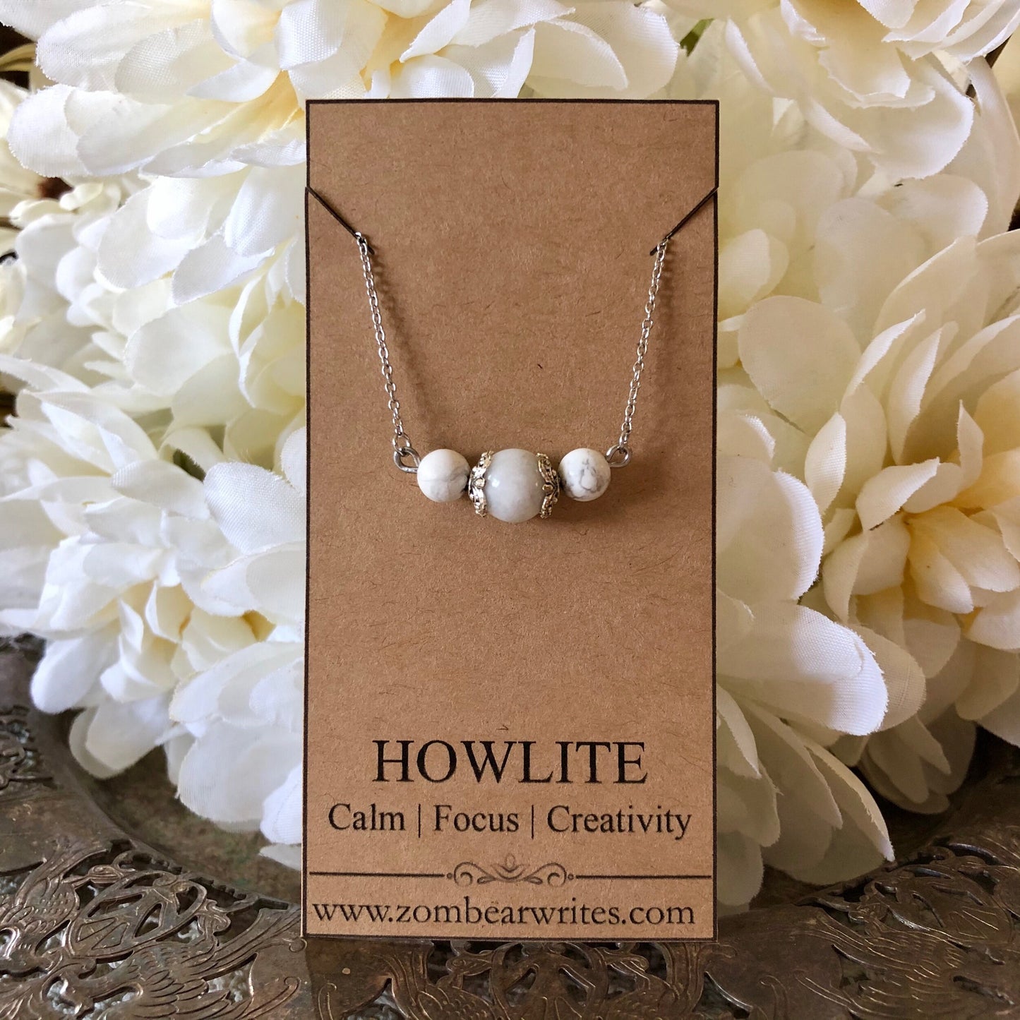 Howlite Natural Gemstone Necklace