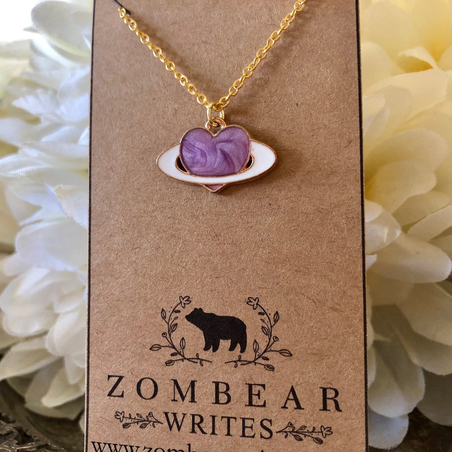 Purple Heart Necklace