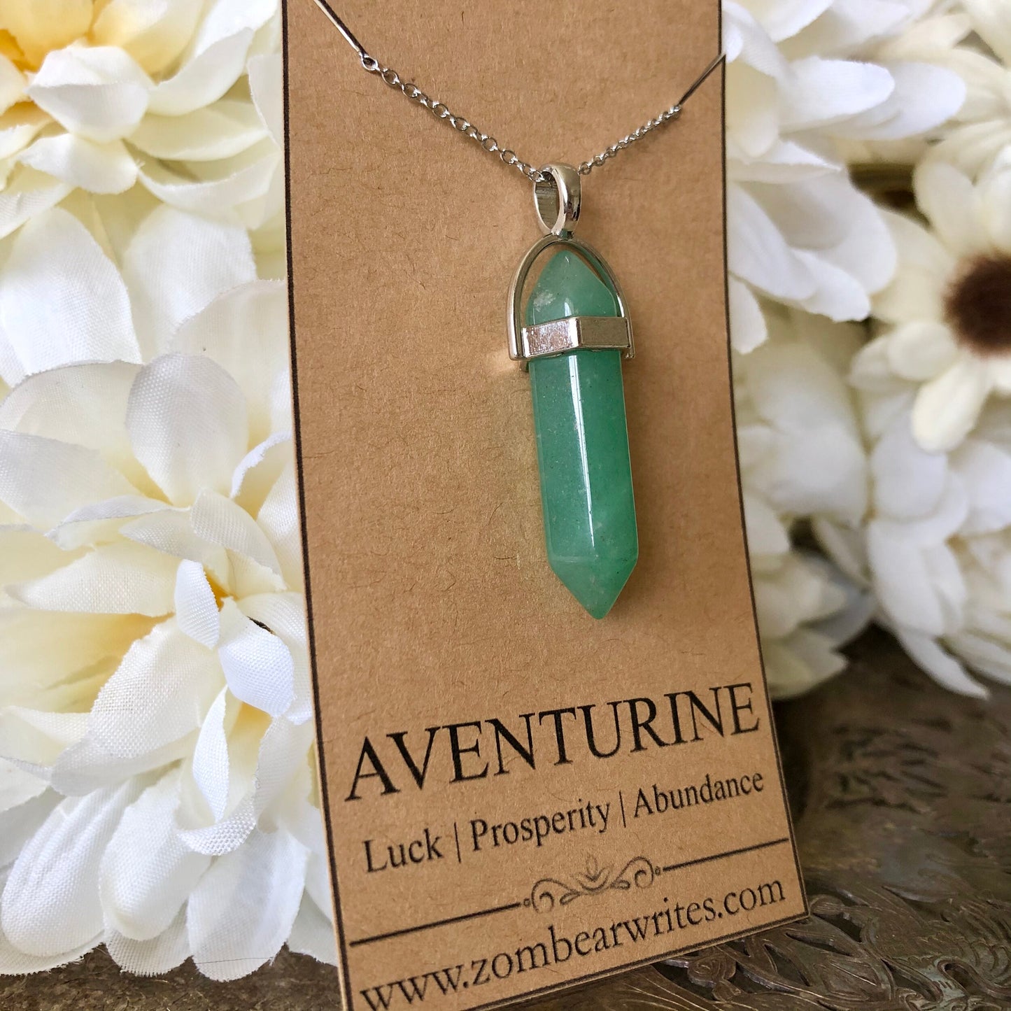 Aventurine - Natural Gemstone Necklace