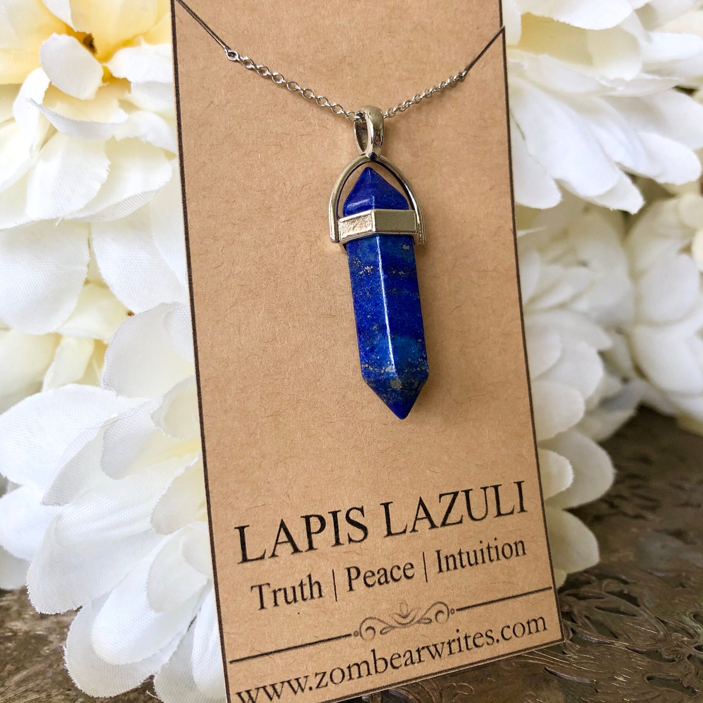 Lapis Lazuli - Natural Gemstone Necklace