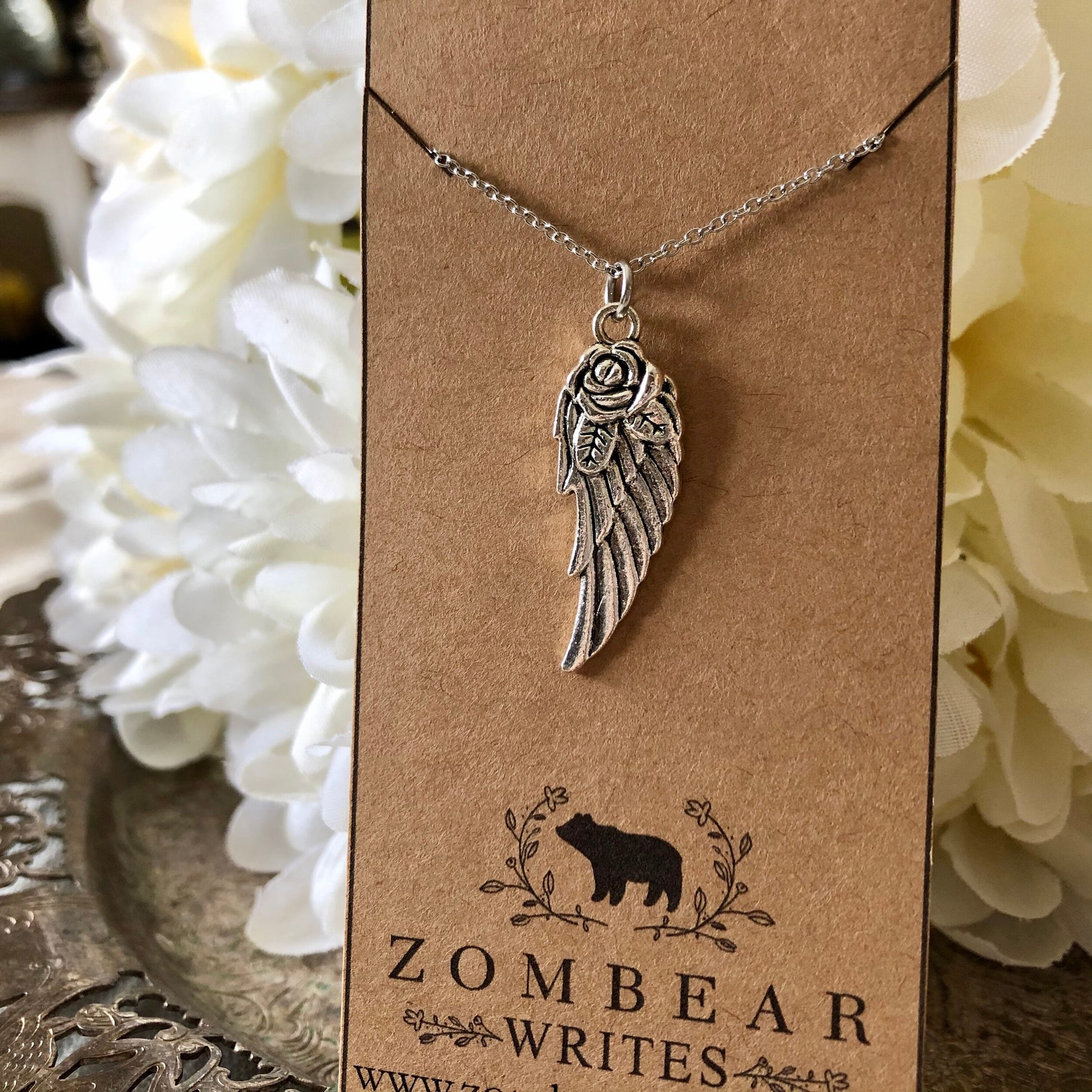 Angel Wing Necklace – Shelby Marie Poetry