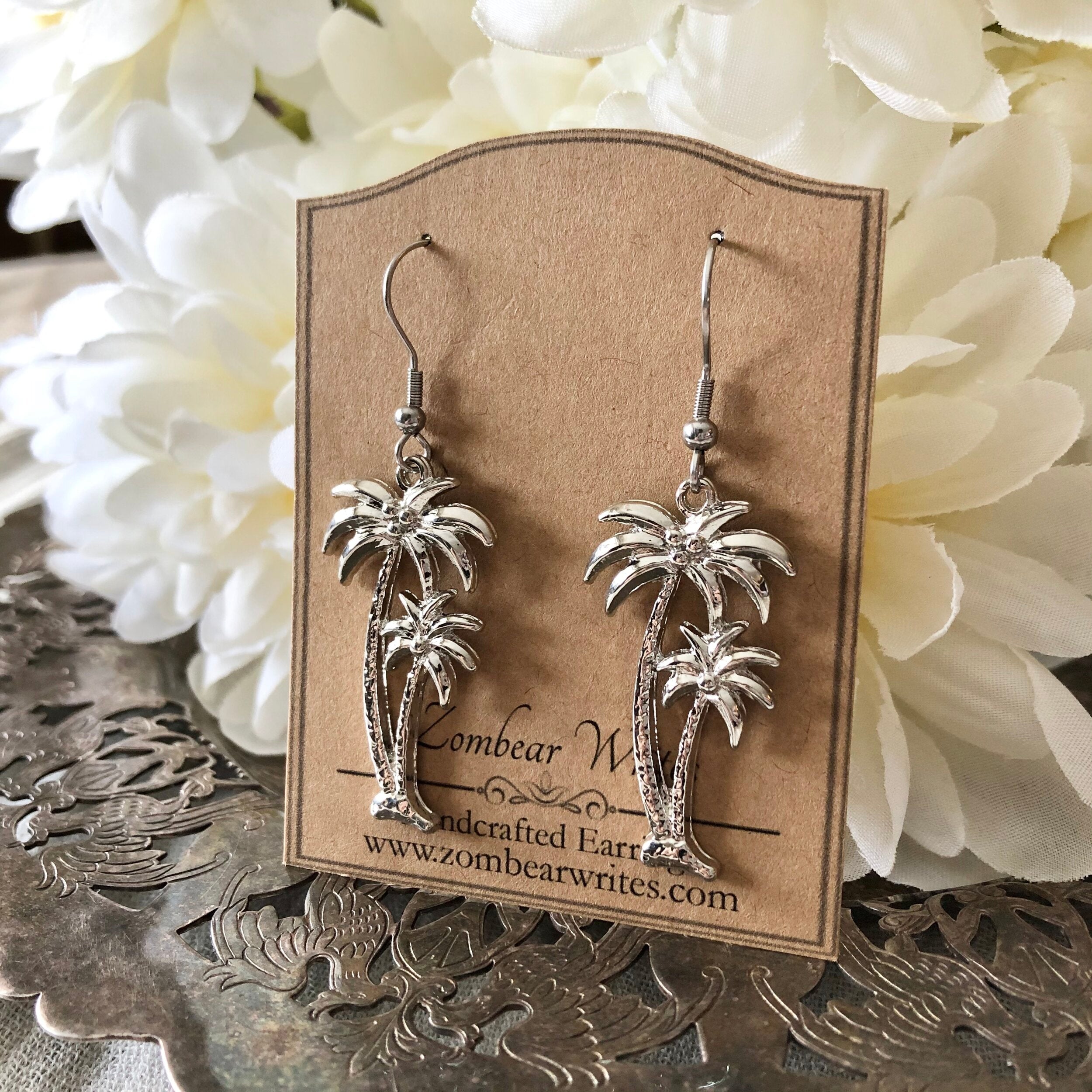 Palm deals tree earrings