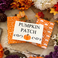 Wood Pumpkin Set