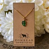 Leaf Necklace - Green