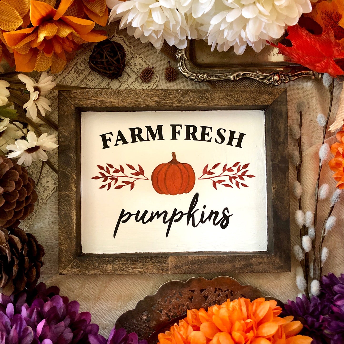 Farm Fresh Pumpkins Sign