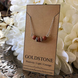 Goldstone Natural Gemstone Necklace