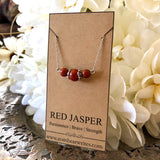 Red Jasper Natural Gemstone Necklace