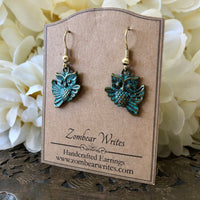 Patina Owl Earrings