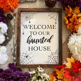 Haunted House Sign