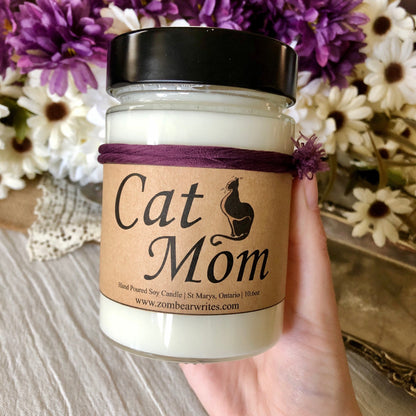 Cat Mom Candle