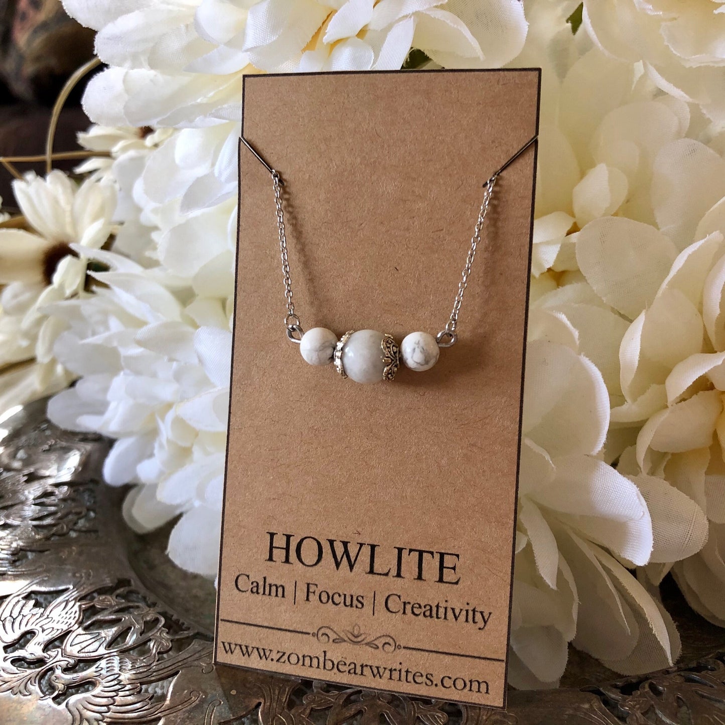 Howlite Natural Gemstone Necklace