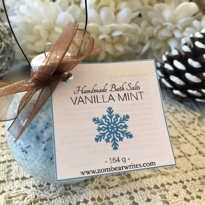Vanilla Mint - Bath Salt Ornament