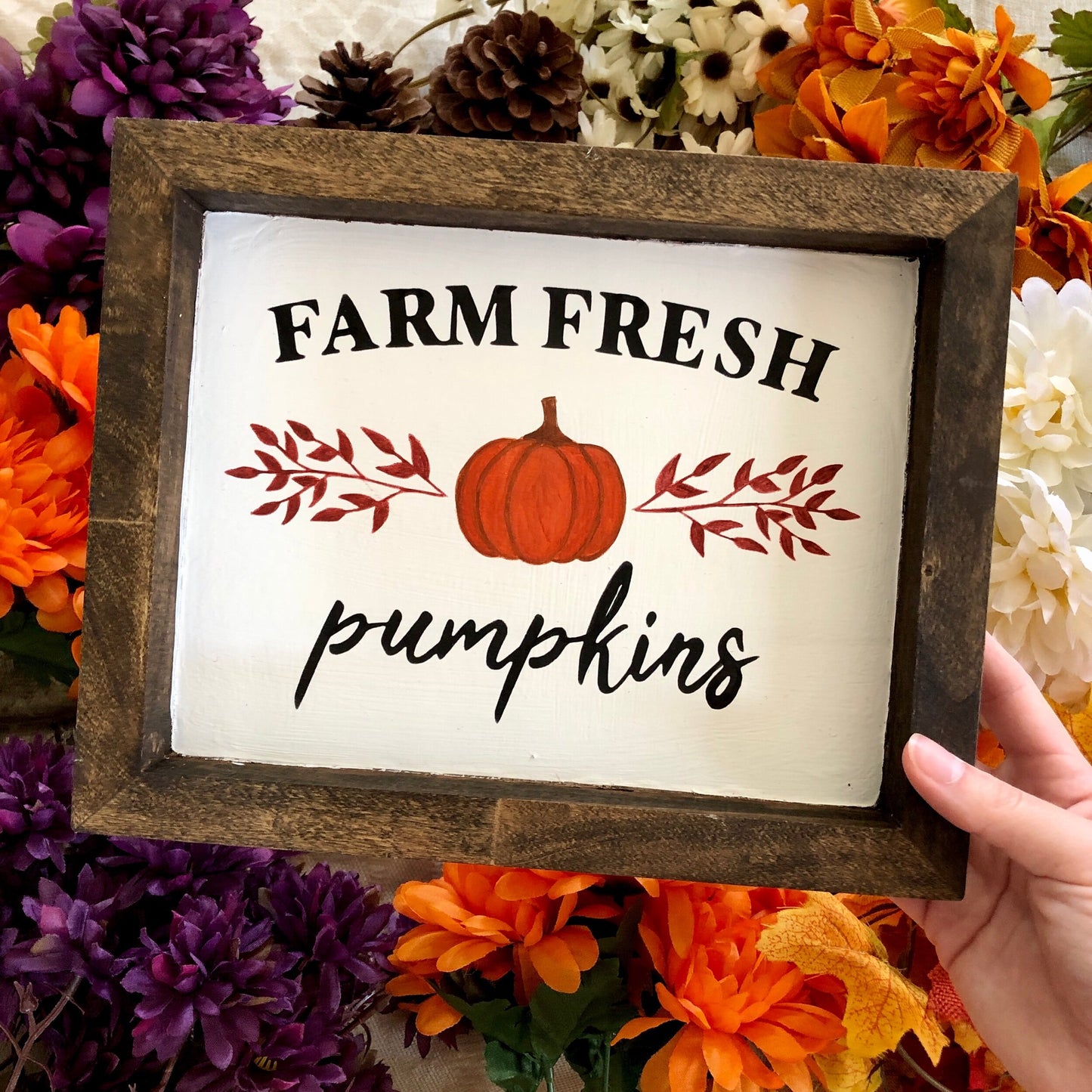 Farm Fresh Pumpkins Sign