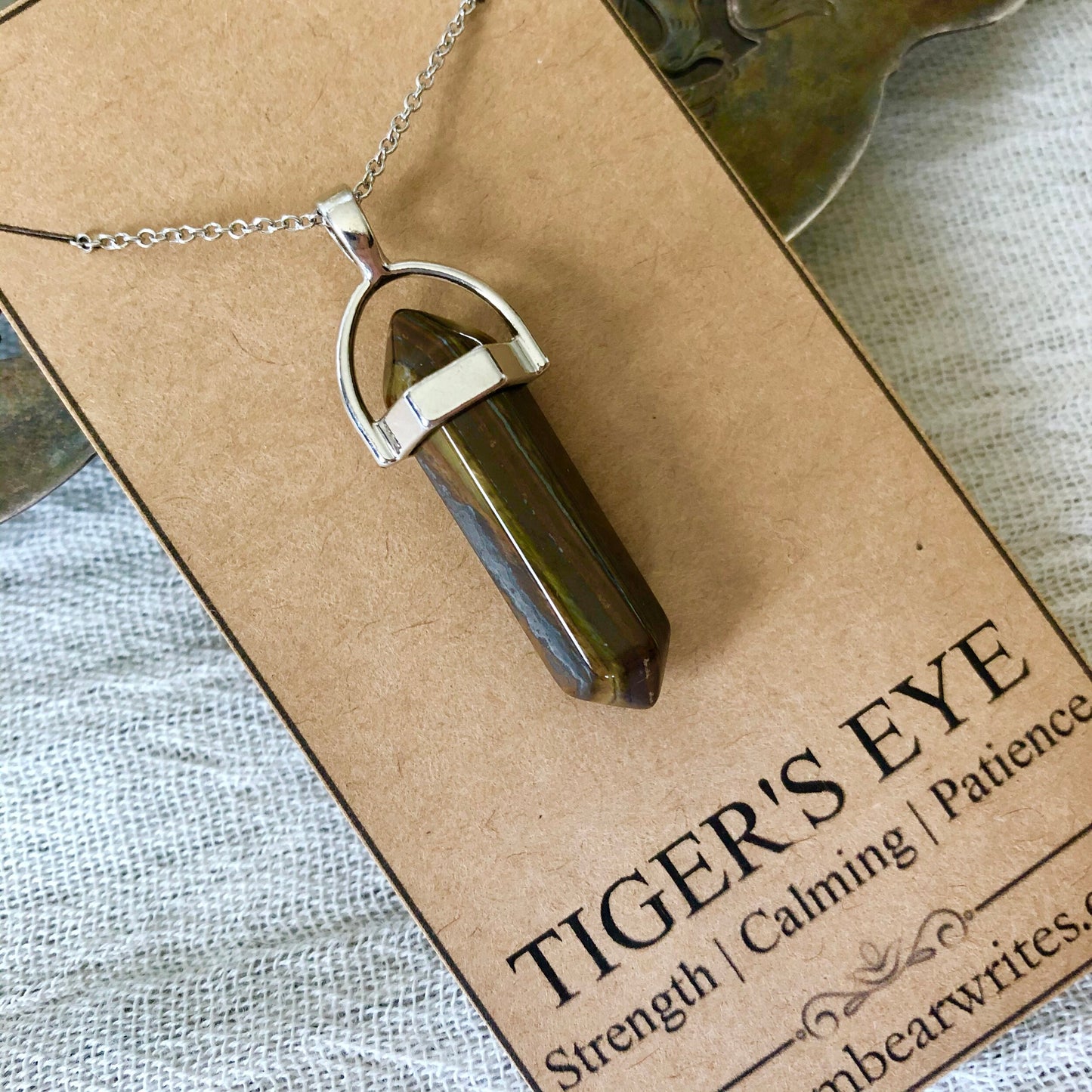 Tiger's Eye - Natural Gemstone Necklace