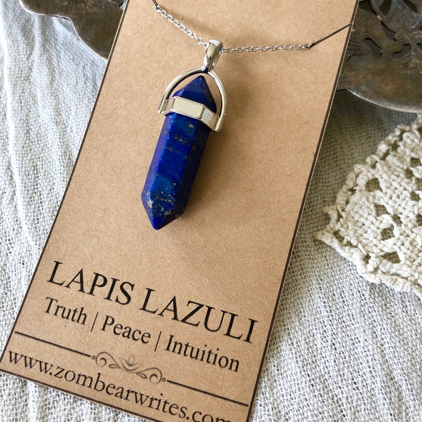 Lapis Lazuli - Natural Gemstone Necklace